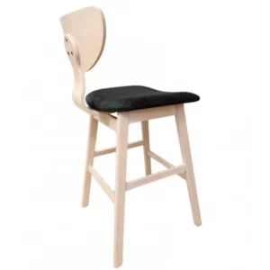 mobiliario-contract-taburete dublin madera de hevea natural velvet gris oscuro 4 4